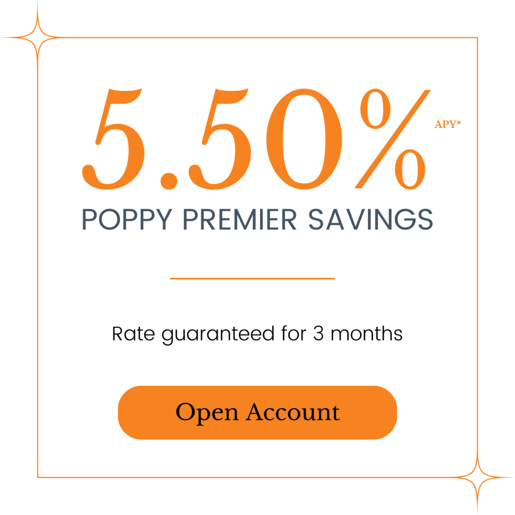 5.50% APY Poppy Premier Savings - Open Account
